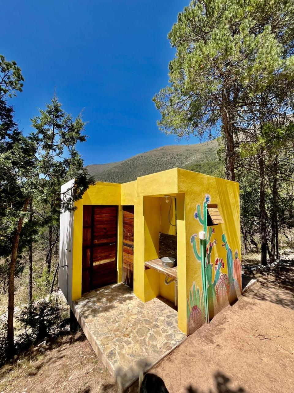 Camping En La Sierra De Arteaga Los Lirios Εξωτερικό φωτογραφία
