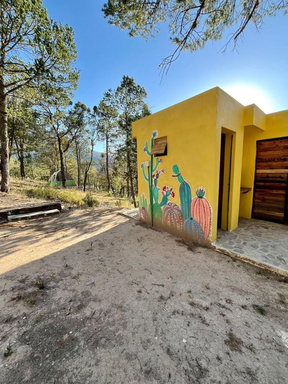 Camping En La Sierra De Arteaga Los Lirios Εξωτερικό φωτογραφία