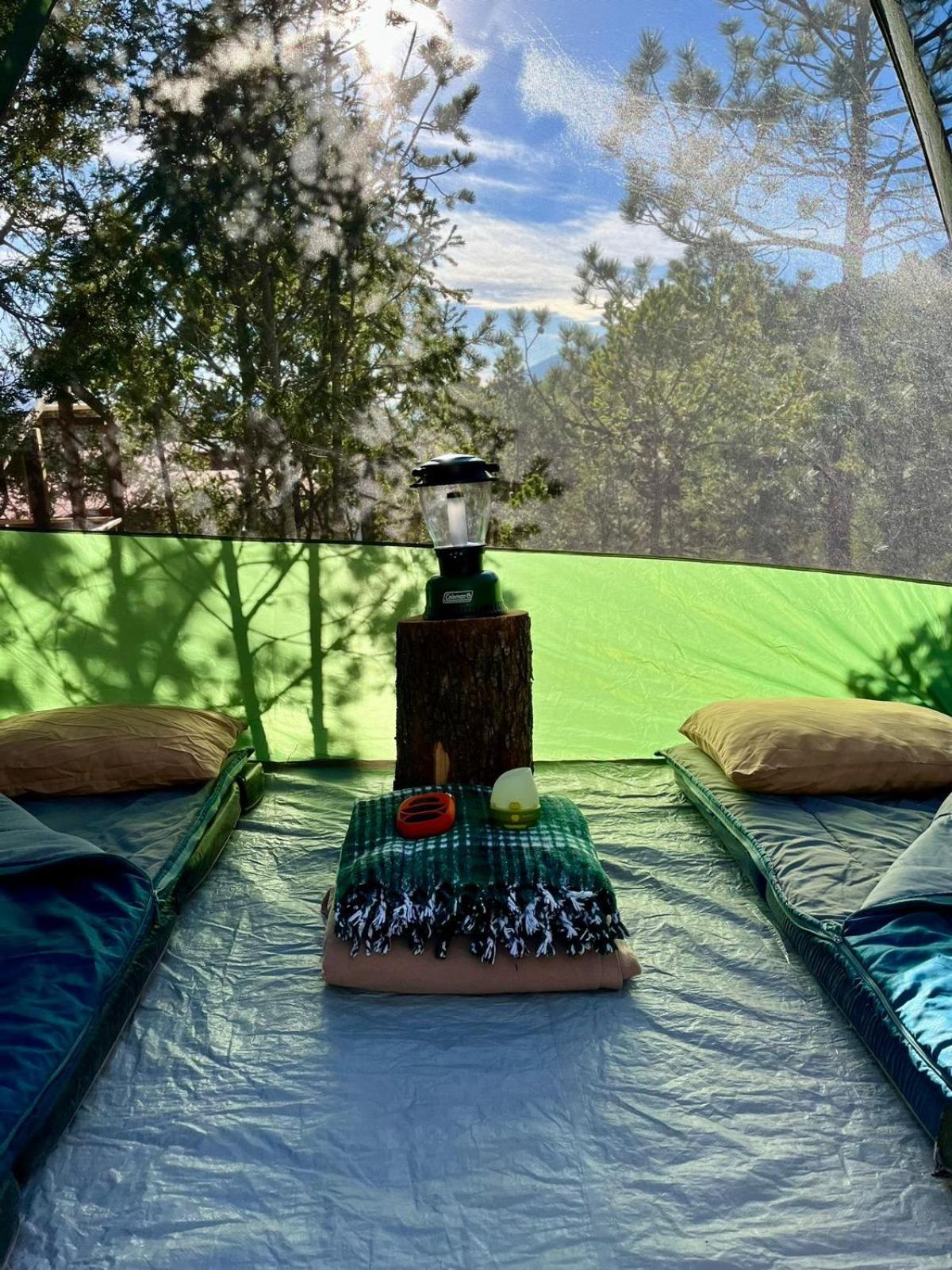 Camping En La Sierra De Arteaga Los Lirios Εξωτερικό φωτογραφία